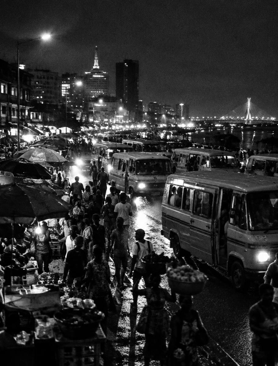 Night view of Lagos